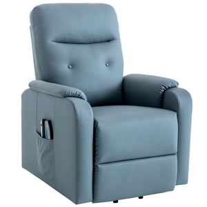 Massage Recliner Chair With Side Pocket, Adjustable Massage and Heating Function