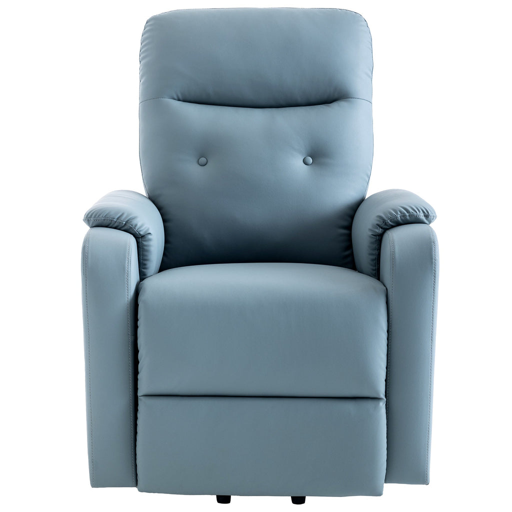 Massage Recliner Chair With Side Pocket, Adjustable Massage and Heating Function