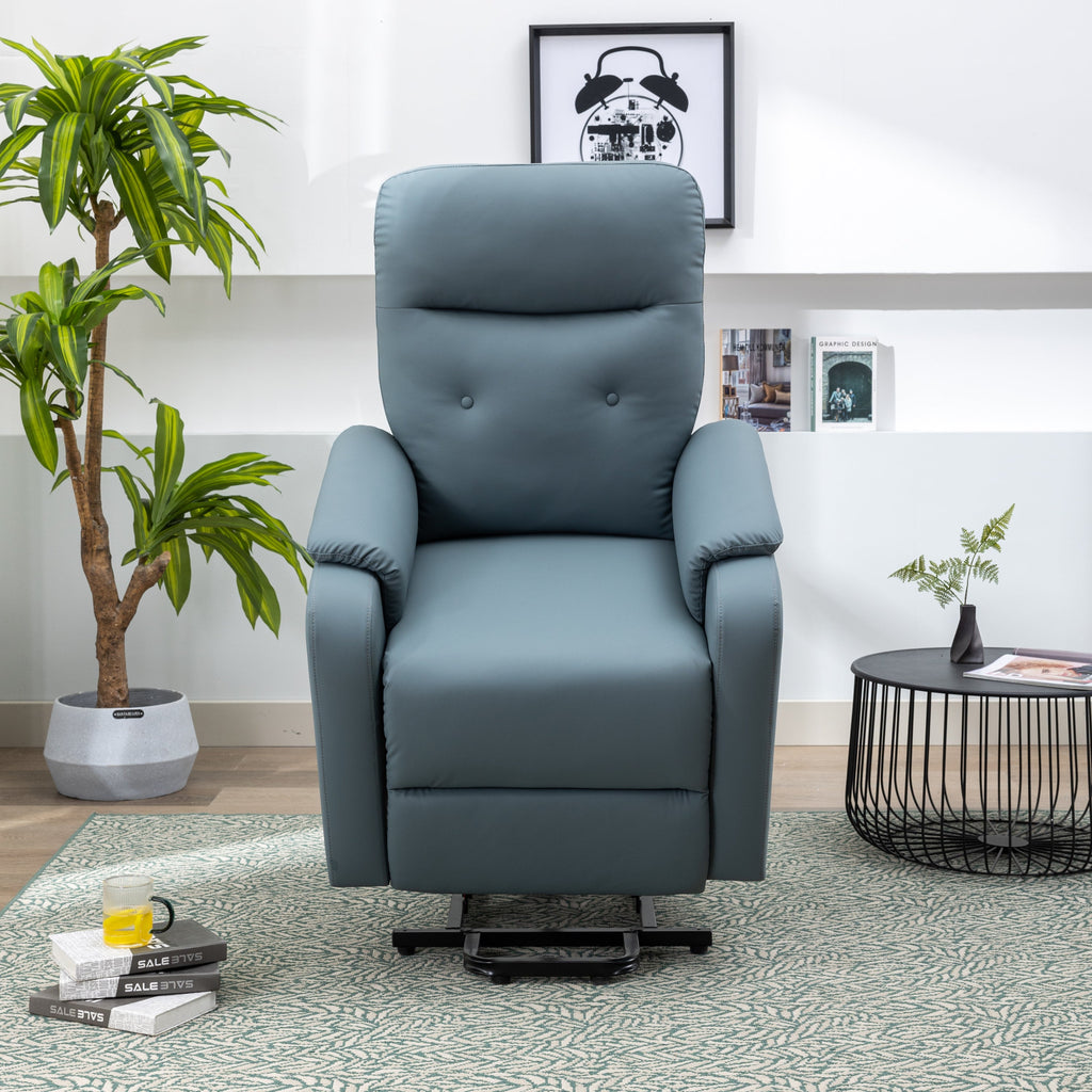 Massage Recliner Chair With Side Pocket, Adjustable Massage and Heating Function