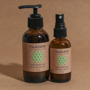 Ayurvedic Aromatherapy Spritzer and Body Oil Set