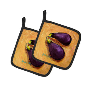 EP II Eggplant Pair of Pot Holders