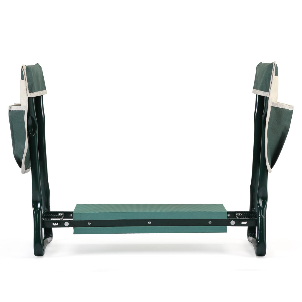 Outdoor 2-In-1 Garden Stool and Kneeler, Bench, With Tool Bags