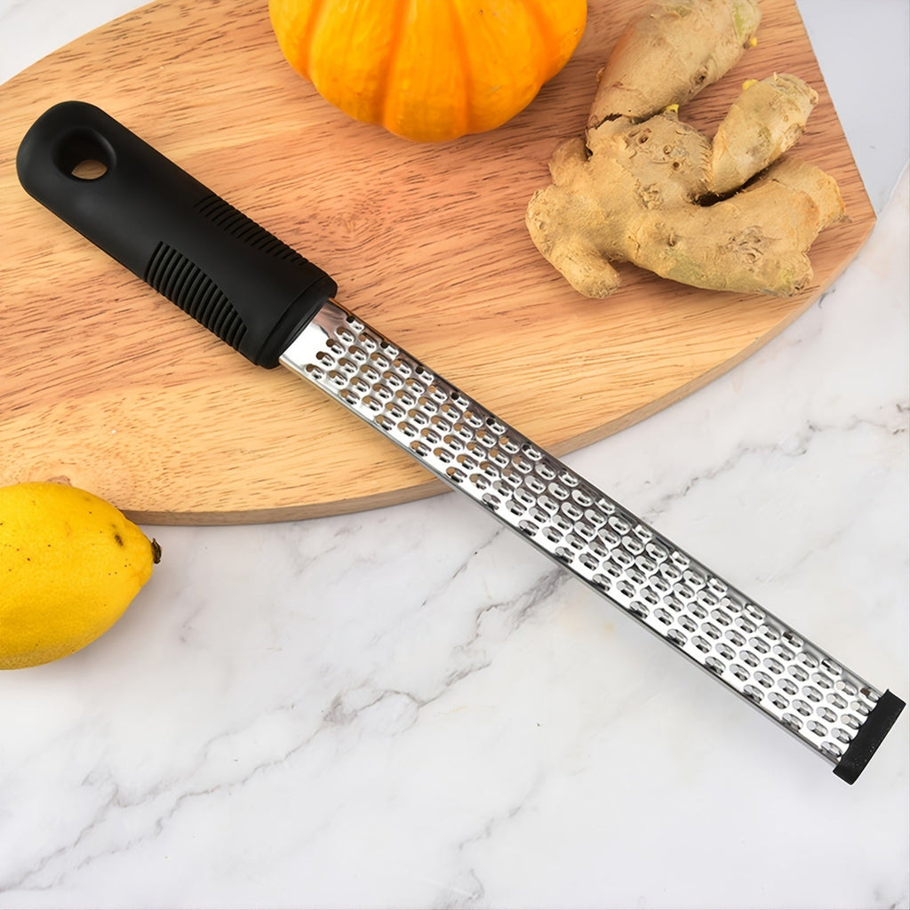 1pc Stainless Steel Lemon Zester & Cheese Grater; Fruit Scraper Planer