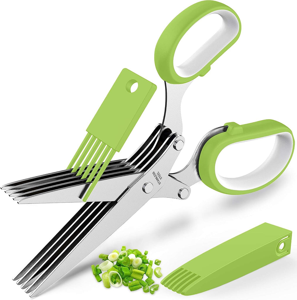 5-Blade Herb Scissors + Reviews