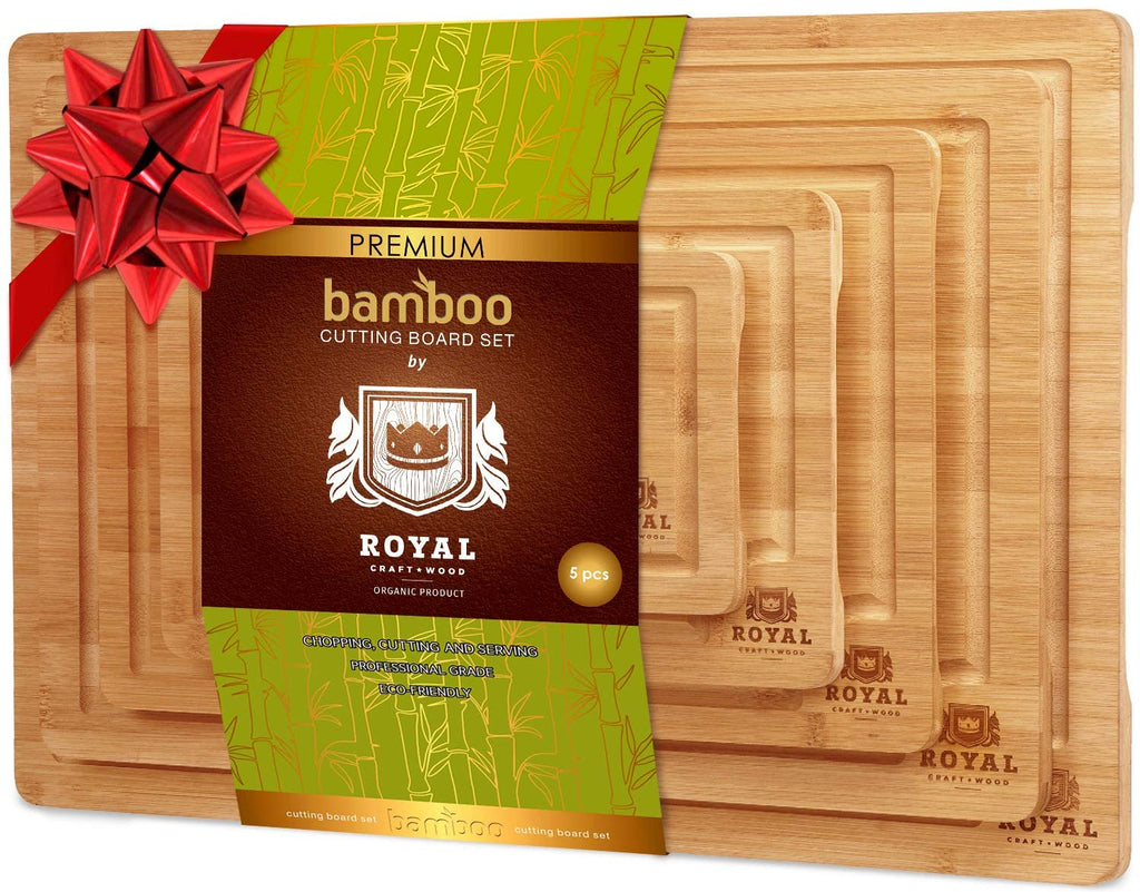 Royal Craft Wood Bamboo Cutting Board for Kitchen - Cutting Board